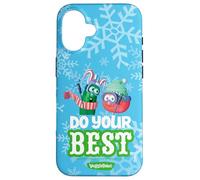VeggieTales Do Your Best Larry The Cucumber & Bob The Tomato Custodia per iPhone 16