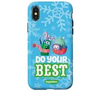 VeggieTales Do Your Best Larry The Cucumber & Bob The Tomato Custodia per iPhone X/XS
