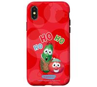 VeggieTales Ho Ho Ho Larry The Cucumber & Bob The Tomato Custodia per iPhone X/XS