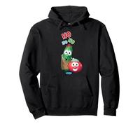 VeggieTales Ho Ho Ho Larry The Cucumber & Bob The Tomato Felpa con Cappuccio