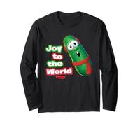 VeggieTales Joy To The World Larry The Cucumber Maglia a Manica