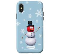 VeggieTales Let It Snow Bob The Tomato Snowman Custodia per iPhone X/XS