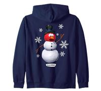 VeggieTales Let It Snow Bob The Tomato Snowman Felpa con Cappuccio