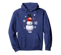 VeggieTales Let It Snow Bob The Tomato Snowman Felpa con Cappuccio