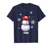 VeggieTales Let It Snow Bob The Tomato Snowman Maglietta