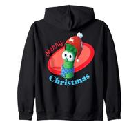 VeggieTales Merry Christmas Junior Asparagus Felpa con Cappuccio