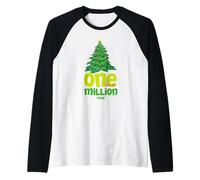 VeggieTales One in A Million Christmas Tree Maglia con Maniche Raglan