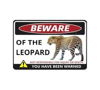 VEGlkj Beware Of The Pig Sign You Have Been Warned Targa in alluminio per porta cartello di avvertimento per recinzione zoo cancello cortile decorazione da parete per casa 20 x 30 cm