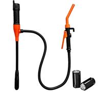 VEGOATY 2.4 GPM Pompa di trasferimento del liquido a batteria: pompa tanica rimovibile a gas elettrico, pompa di trasferimento elettrica per acqua, olio leggero e diesel in garage e giardino