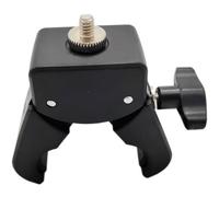 Vehibrckt Adattatore per braccio con testa a sfera a 360 gradi con filettatura da 0,25 a 20 mm, compatibile con fotocamera Canon Nikon DSLR compatibile con Gopro/supporto per luce a LED (morsetto a
