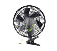 Vehicle Air Cooling Fan - 2 Speed Air Circulation, Automatic Oscillation Airflow Clip On, 24 V Portatile Auto Cooling Fan, Forte Ventilazione Device With Statable Grip | For Van Truck SUV RV Auto