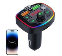 Vehicle Car Charger, Super Fast Type C, Led Ambient Light Design Port Usb Power Adapter, for Phone Tablet Gps Devices Quick Charge Auto Car Travel Power Accessory 2.83x1.65x1.38 inches