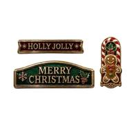 Vehicle Emblems - Vintage Christmas Iron Stickers for Cars, Trucks & Holida
