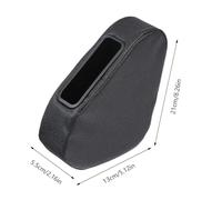 Vehicle Knee Rest - Leather Pad for Mobile Devices, Enhanced Ergonomics During Prolonged Driving with Storage Compartment, Notes Holder Support for Cars, Trucks, And Recreational Vehicles Use