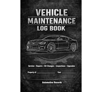 Vehicle Maintenance Log Book