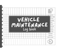 Vehicle Maintenance Log Book: Car Repair and Service Log | Mileage Tracker | Journal for Cars, Trucks, SUVs & Motorcycles | 8.25” x 6” | Perfect for Personal or Fleet Use