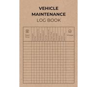 Vehicle maintenance log book: Track maintenance, repairs, fuel, oil changes, mileage, and tires. Perfect for cars, trucks, and motorcycles. It’s a must-have for vehicle owners to stay organized.
