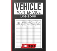 Vehicle Maintenance Log Book: Track Repairs, Oil Changes, Mileage & More | Auto Maintenance Record Book for Cars, Trucks, and Motorcycles | 6x9, 120 Pages