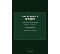 Vehicle Mileage Log Book