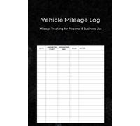 Vehicle Mileage Log: Mileage Tracking for Personal & Business Use