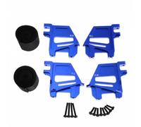 Vehicle Mounting Strap Piastra di Montaggio Supporto Staffa Vassoio in Lega di Alluminio Completo di Viti E Cinghie per Fissare Rc 6s 8s 1/5 Monster, Blu