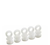 [Vehicle Parts] 50pcs Ganci for binari for Tende in plastica Runner Fit for Camper Van Motorhome for Caravan Boat Curtain Track Alianti Runners [Replacement]