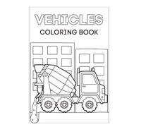 Vehicles Transport Coloring Book