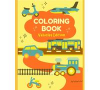 Vehicles Transport Writing Coloring Book