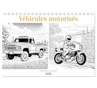 Véhicules motorisés (Calendrier de bureau 2026 DIN A5 vertical), CALVENDO calendrier mensuel: Découvrez notre calendrier de coloriage, un compagnon amusant pour chaque mois de l'année.