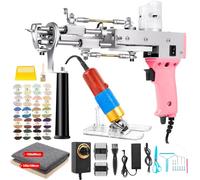 Vehipa Tufting Gun with Carpet Trimmer Set, Pistola per tappeti con forbici per tufting e panno per tufting, pistola 2 in 1 per tappeti tagliati e intrecciati e forbici da intaglio