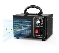 Vehoukli Generatore Di Ozono 60000 Mg/Ora,Ozonizzatore Con 60 Min Timer,Macchina Ozono Alta O3,Purificatore D'Aria Deodorante Per Auto,Appartamento,Ufficio,Garage