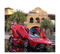 Veicoli a Motore in Scala 1/32 per Ferrari Laferrari Pressofuso Modello di Auto Sportiva per Bambini Suono Leggero Veicolo Giocattolo Regalo di Natale Modello di Auto Replica (Color : Red)