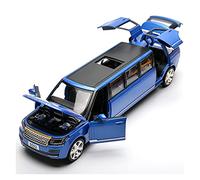 Veicoli a Motore in Scala 1/32 per Land Rover Range Rover Allunga Collezione di Modelli di Auto Veicoli Giocattolo per Bambini Regalo di Natale Modello di Auto Replica (Color : Blue)