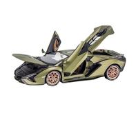 Veicoli A Motore Miniatura 1:18 For Lamborghini Sian Fkp37 Miniatura Statica In Lega Di Zinco Modello Di Auto For Casa Arredamento Creativo Decorazione Macchinina Modellino Di Auto Finito(Green)