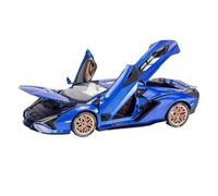 Veicoli A Motore Miniatura 1:18 For Lamborghini Sian Fkp37 Miniatura Statica In Lega Di Zinco Modello Di Auto For Casa Arredamento Creativo Decorazione Macchinina Modellino Di Auto Finito(Blue)
