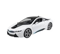 Veicoli A Motore Miniatura 1:22 For Bmw I8 In Miniatura In Scala Statica In Lega Di Zinco Pressofusa Modello Di Auto Ornamenti Da Ufficio Macchinina Modellino Di Auto Finito(White)