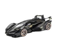 Veicoli A Motore Miniatura 1:22 For Lamborghini V12 GT Mini Simulation, Modello Di Auto In Lega Di Metallo Ornamenti Squisiti, Esposizione Espositiva Macchinina Modellino Di Auto Finito(Black)