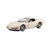Veicoli A Motore Miniatura 1:24 For Chevrolet Corvette Z06 Modello Di Auto In Lega Statica Pressofusa Ornamenti Da Libreria Decorazione Da Collezione Macchinina Modellino Di Auto Finito