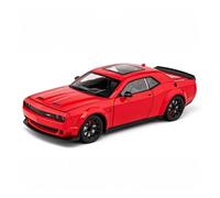 Veicoli A Motore Miniatura 1:24 For Dodge Challenger Hellcat In Statico In Lega Di Zinco Modello Di Auto For Casa Arredamento Creativo Decorazione Macchinina Modellino Di Auto Finito(Red)