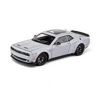 Veicoli A Motore Miniatura 1:24 For Dodge Challenger Hellcat In Statico In Lega Di Zinco Modello Di Auto For Casa Arredamento Creativo Decorazione Macchinina Modellino Di Auto Finito(Chrome)