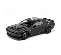 Veicoli A Motore Miniatura 1:24 For Dodge Challenger Hellcat In Statico In Lega Di Zinco Modello Di Auto For Casa Arredamento Creativo Decorazione Macchinina Modellino Di Auto Finito(Black)