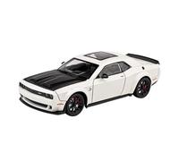 Veicoli A Motore Miniatura 1:24 For Dodge Challenger Hellcat In Statico In Lega Di Zinco Modello Di Auto For Casa Arredamento Creativo Decorazione Macchinina Modellino Di Auto Finito(White)