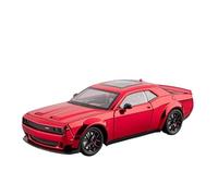 Veicoli A Motore Miniatura 1:24 For Dodge Challenger Hellcat SRT Simulation Scale, Modello Di Auto In Lega Modello In Metallo Collezione Creativa Macchinina Modellino Di Auto Finito(Red)