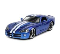 Veicoli A Motore Miniatura 1:24 For Dodge Viper Srt10 Simulazione Miniatura Modello Statico Pressofuso Auto Ornamenti In Lega Di Metallo Macchinina Modellino Di Auto Finito(Blue)