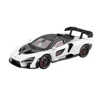 Veicoli A Motore Miniatura 1:24 For La Mini Simulazione McLaren Senna, Modello Di Auto In Lega Pressofusa, Squisita Decorazione Ornamentale Macchinina Modellino Di Auto Finito(White)
