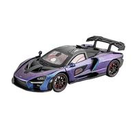 Veicoli A Motore Miniatura 1:24 For La Simulazione Della For McLaren Senna In Lega Pressofusa Modello Di Auto For La Casa Ornamenti Creativi Decorazione Macchinina Modellino Di Auto Finito(Purple)