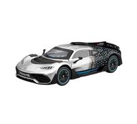 Veicoli A Motore Miniatura 1:24 For La Simulazione Di Una For Benz In Lega Pressofusa, Modello Di Auto For La Casa, Ornamenti Creativi Decorazione Macchinina Modellino Di Auto Finito(Silver)