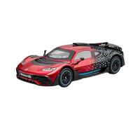 Veicoli A Motore Miniatura 1:24 For La Simulazione Di Una For Benz In Lega Pressofusa, Modello Di Auto For La Casa, Ornamenti Creativi Decorazione Macchinina Modellino Di Auto Finito(Red)