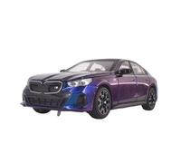 Veicoli A Motore Miniatura 1:24 For La Simulazione Statica Della For BMW I5 M60 Mini Modello Di Auto Replica In Lega Pressofusa Ornamenti Da Tavolo Macchinina Modellino Di Auto Finito(Purple)