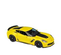 Veicoli A Motore Miniatura 1:24 For La Simulazione Statica Della For Chevrolet Corvette Z06 Mini Replica In Lega Pressofusa Ornamenti For Auto Modello Macchinina Modellino Di Auto Finito(Yellow)